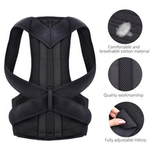 Load image into Gallery viewer, Back Posture Corrector Shoulder Lumbar Brace Spine