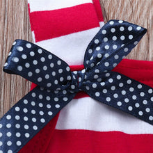 Load image into Gallery viewer, Toddler Baby Girls Dress Star Print 4th Of July
