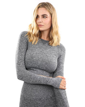 Load image into Gallery viewer, Cadrina Seamless Sports Top - Grey