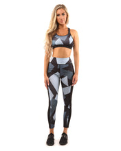 Load image into Gallery viewer, Bondi Set - Leggings & Sports Bra - Black/Grey