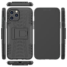 Load image into Gallery viewer, AMZER Hybrid Warrior Dual Layer Kickstand Case for Apple iPhone 12 Pro
