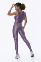 Load image into Gallery viewer, VIOLET CROPPED SPORTS BRA
