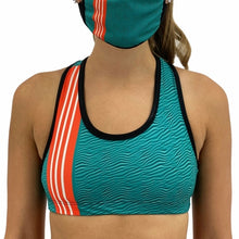 Load image into Gallery viewer, Miami Football Sports Bra
