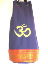 Load image into Gallery viewer, OMSutra Kids OM Yoga Mat Bag with Saree Lace
