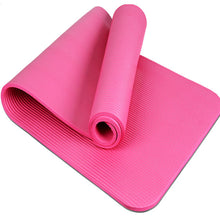 Load image into Gallery viewer, 183x61x1cm Thick NBR Pure Color Anti-skid Yoga Mat
