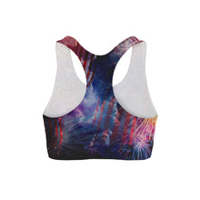 Load image into Gallery viewer, July Fourth Sports Bra
