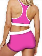 Load image into Gallery viewer, Neon Pink Ellie Sports Bra
