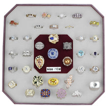 Load image into Gallery viewer, VK-014-SIZE10 - Assorted Brass Ring with Assorted  in Assorted
