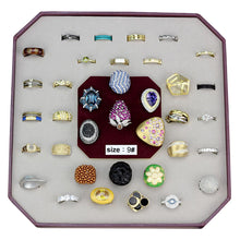 Load image into Gallery viewer, VK-026-SIZE9 - Assorted Brass Ring with Assorted  in Assorted
